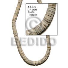 4-5mm green shell heishe