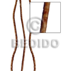 Golden amber horn heishe 3mmx4mm