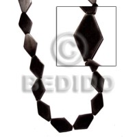 Black horn diamond 25mmx15mm
