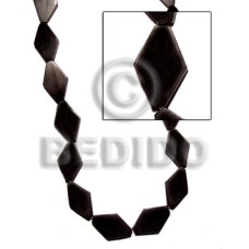 Black horn diamond 25mmx15mm