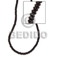 Black horn saucer 8mmx4mm