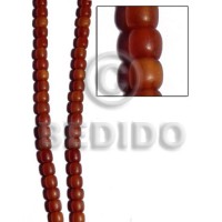 Golden horn amber barrel rounded