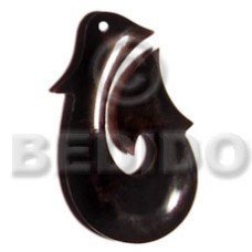 Horn fish hook 45mm