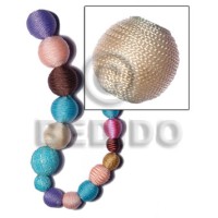 20mm natural white round wood