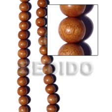 Imitation bayong round wood beads