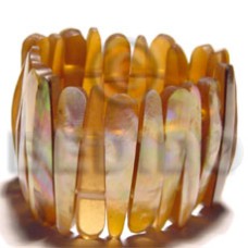 Brownlip elastic bangle resin