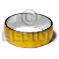 Laminated golden yellow capiz