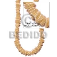 Troca square cut nude natural