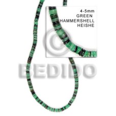 4-5mm hammer shell green