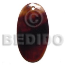 Oblong black tab 50mmx30mm
