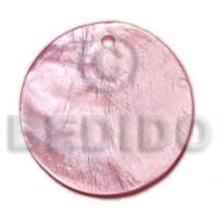 20mm round old rose hammershell