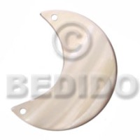 55mmx35mm kabibe shell quarter moon