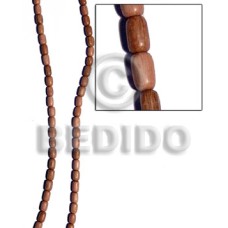 Rosewood ricebeads 9mmx6mm