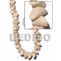 Natural white wood double beak