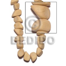 Natural white wood chunk nuggets