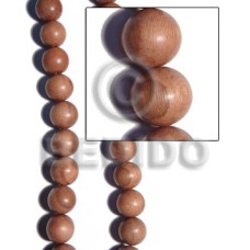 25mm rosewood round beads