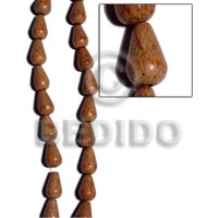 Palmwood teardrop 8mmx10mm