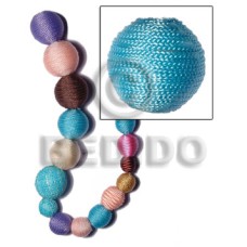 20mm natural white round wood