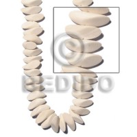 Natural white wood slidecut 27mmx10mmx9mm