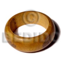Robles rounded wood bangle