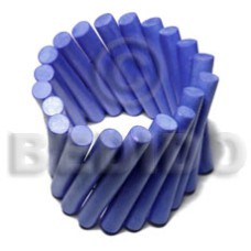 Elastic blue stick wood